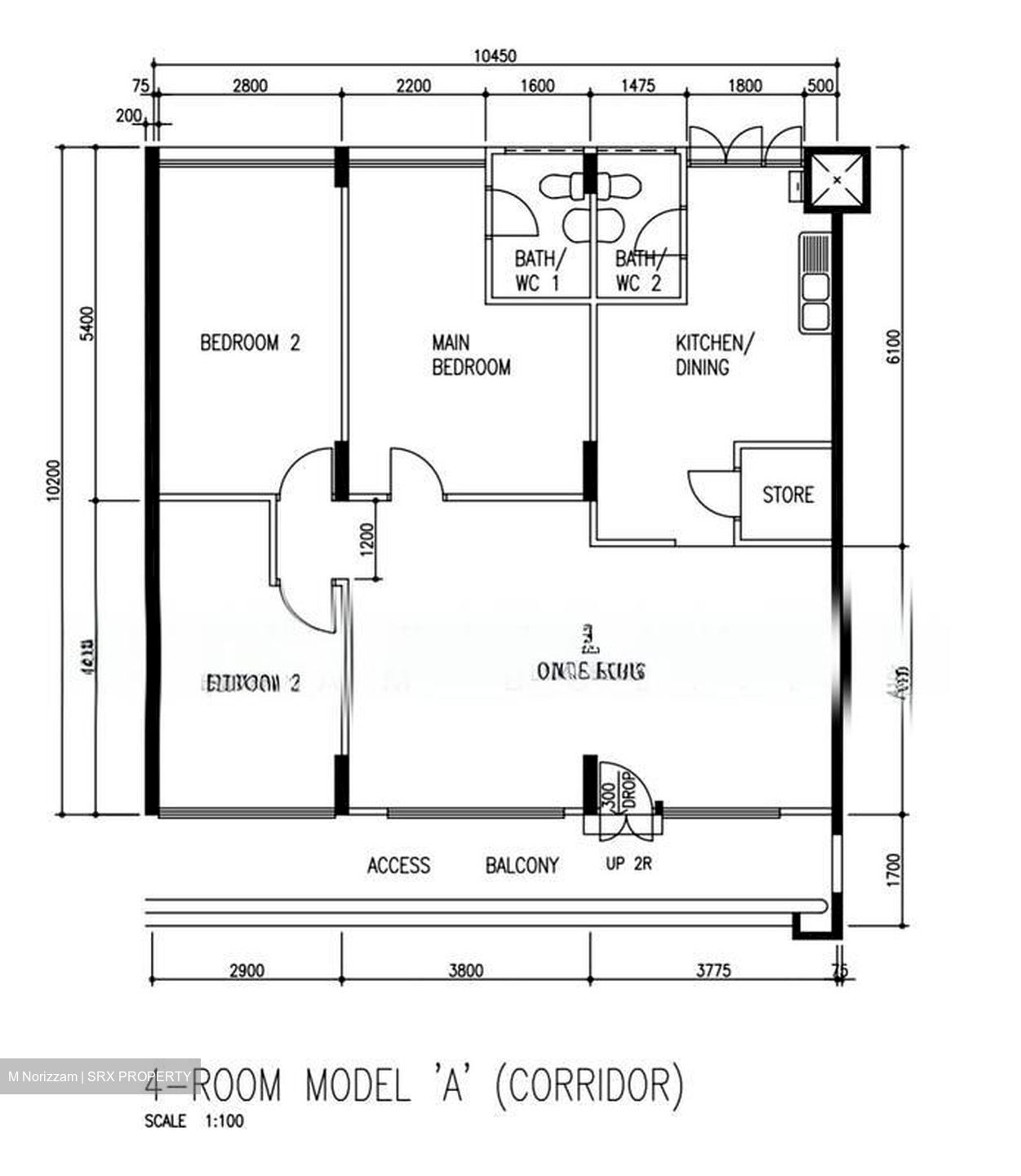 Blk 873 Yishun Street 81 (Yishun), HDB 4 Rooms #507610201